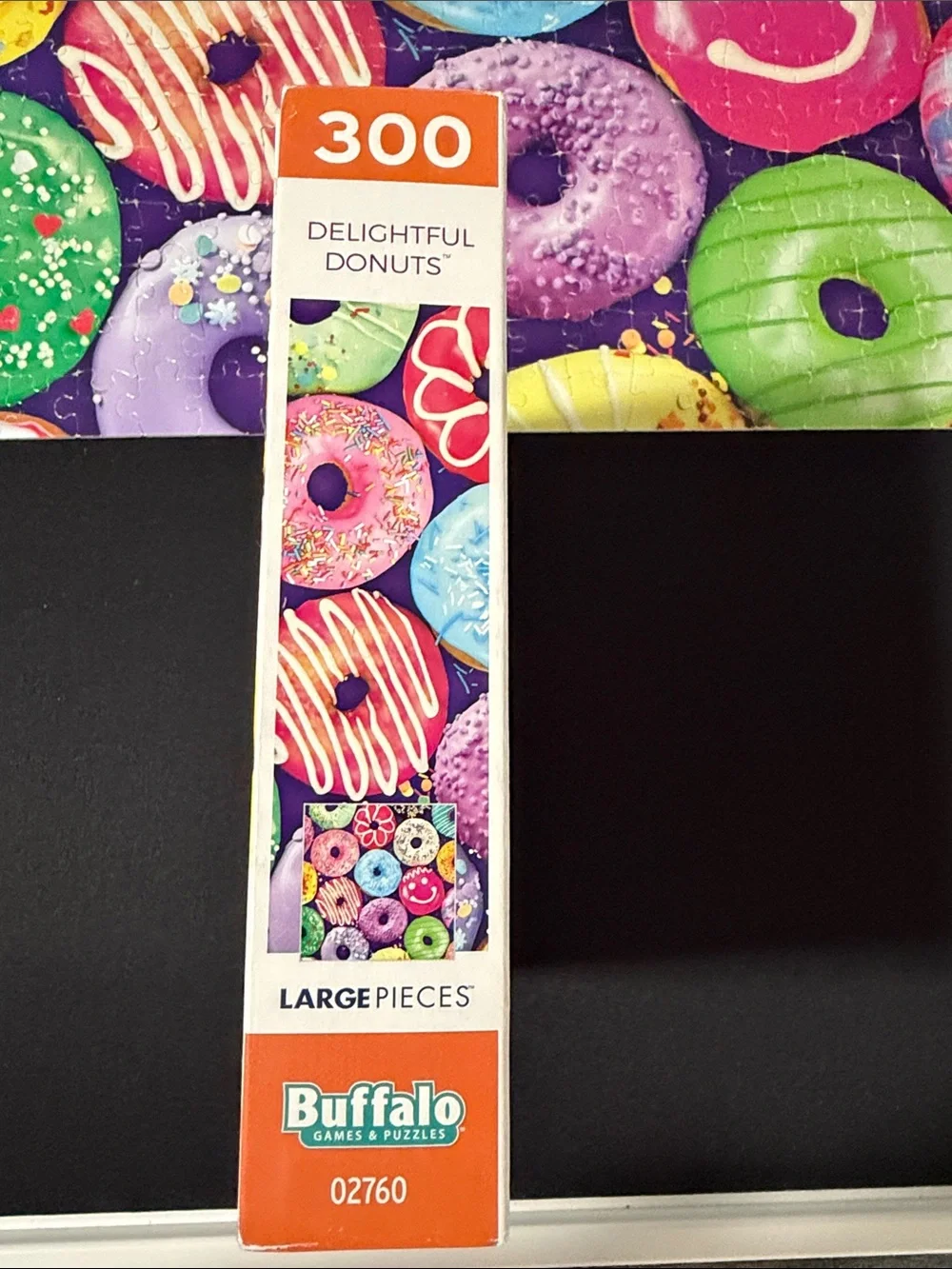 Buffalo David Bitton Bright Multicolor Donut Puzzle